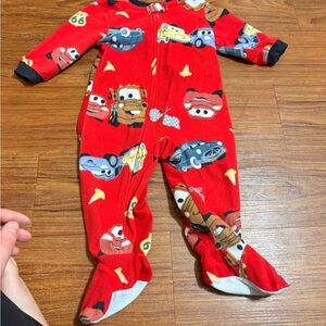 Red Cars Themed Kids One Piece